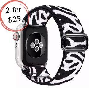 Zebra Print Sport Loop Band for Apple iWatch